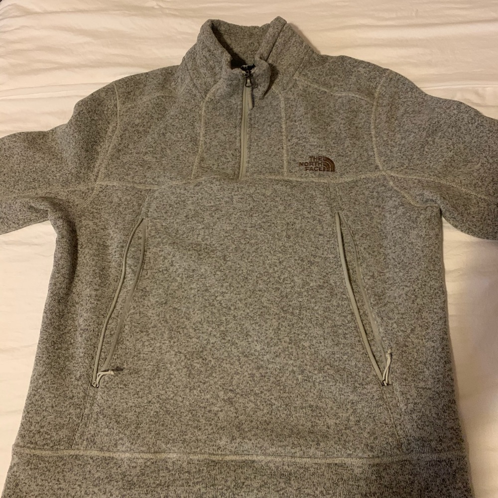 North Face Quarter zip fleece